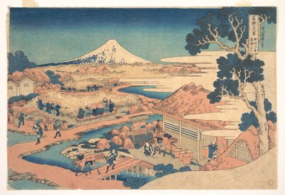 Fuji from the Katakura Tea Fields in Suruga, from the series Thirty-six Views of Mount Fuji by Katsushika Hokusai