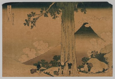 Fuji from the Pass of Mishima, Koshu Province by Katsushika Hokusai