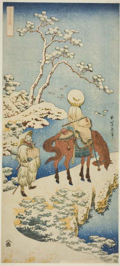 Horseman in Snow, from the series 