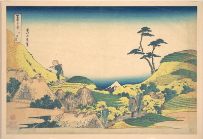 Lower Meguro, from the Series Thirty-six Views of Mount Fuji by Katsushika Hokusai