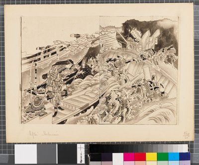 Scenes from the War Between Japan and Korea, End of 18th-First Half of 19th Century by Katsushika Hokusai
