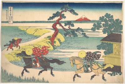 Sekiya Village on the Sumida River, from the series Thirty-six Views of Mount Fuji by Katsushika Hokusai