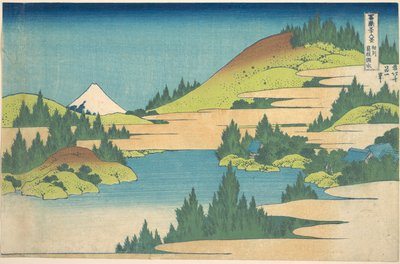 The Lake at Hakone in Sagami Province, from the series Thirty-six Views of Mount Fuji by Katsushika Hokusai