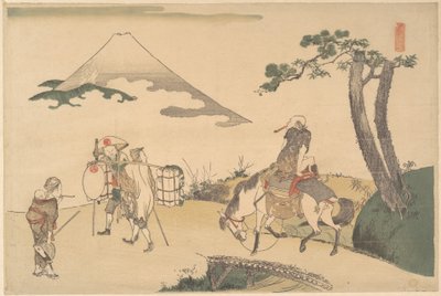 The Top of Mount Fuji by Katsushika Hokusai