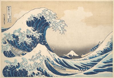 Under the Wave off Kanagawa, or The Great Wave, from the series Thirty-six Views of Mount Fuji by Katsushika Hokusai