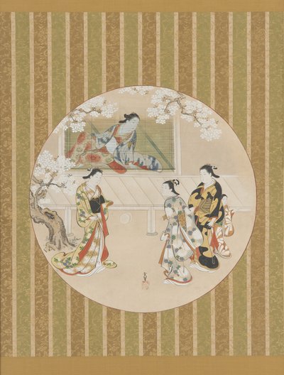 Parody of a Scene from The Tale of Genji by Kawamata Tsuneyuki