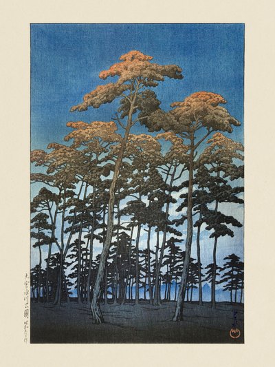 Hikawa Park in Omiya (1930) by Kawase Hasui