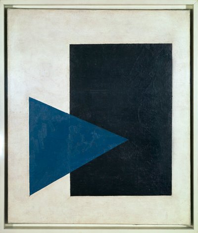 Black Square, Blue Triangle by Kazimir Severinovich Malevich