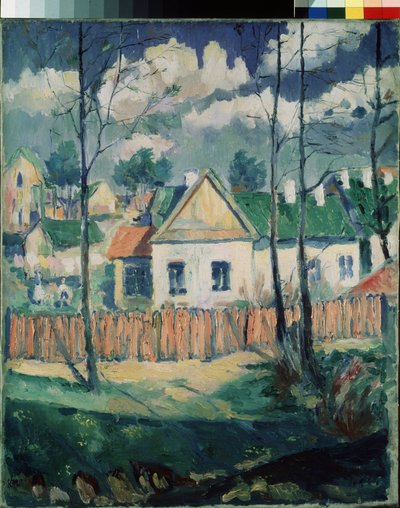Spring (Landscape with a Small House) by Kazimir Severinovich Malevich