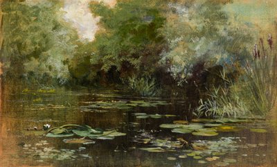 Pond with Lilies by Keeley Halswelle