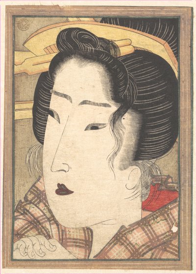 Head of a Beauty by Keisai Eisen
