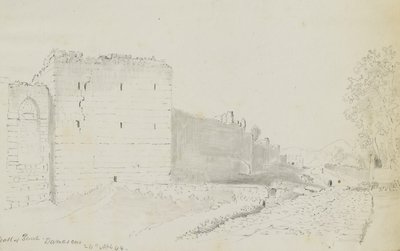 Wall of Zareh, Damascus by Kellogg, Miner Kilbourne