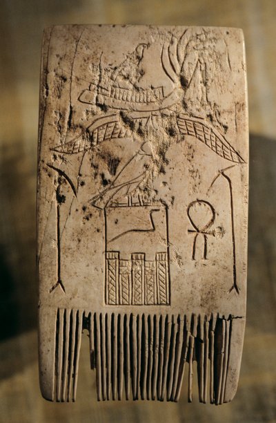 Ivory comb belonging to Early Dynastic ruler Djer, Abydos, Egypt by Kenneth Garrett