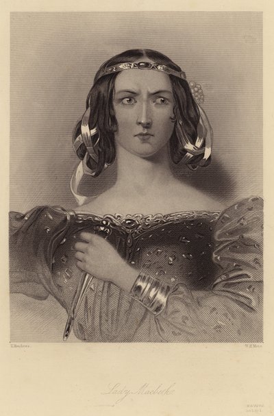Shakespeare: Macbeth, Lady Macbeth, Act 2, Scene 2 by Kenny Meadows