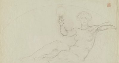 Iowa State Capitol Rotunda (Art, Study for Panel) by Kenyon Cox