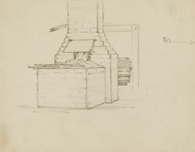 (Iowa State Capitol Rotunda) (Manufactures, study for panel) by Kenyon Cox