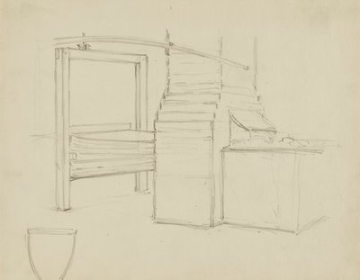 Iowa State Capitol Rotunda (Manufactures, study for panel) by Kenyon Cox