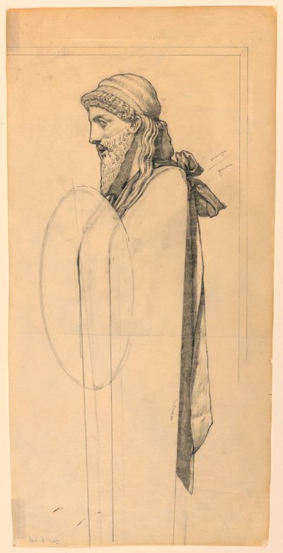 Study for "The Education of Cupid" by Kenyon Cox