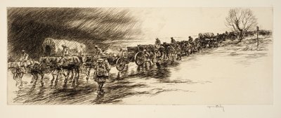 Artillery Train by Kerr Eby