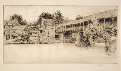 Covered Bridge by Kerr Eby