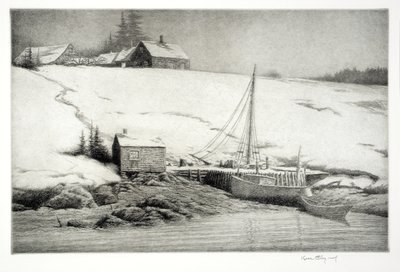 Hatchet Cove, Maine by Kerr Eby