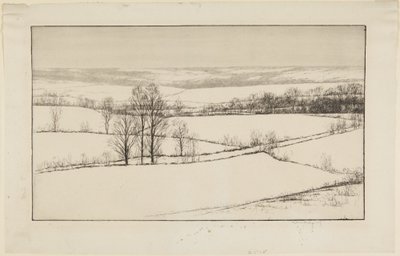 Snow Fields by Kerr Eby