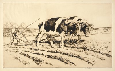 Spring Plowing by Kerr Eby