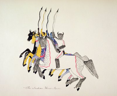 An Indian Horse Dance by Kills Two