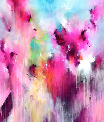 Vibrant Abstract Flow by Kirsten Handelmann