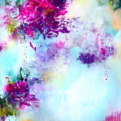 Vibrant Abstract Splashes by Kirsten Handelmann
