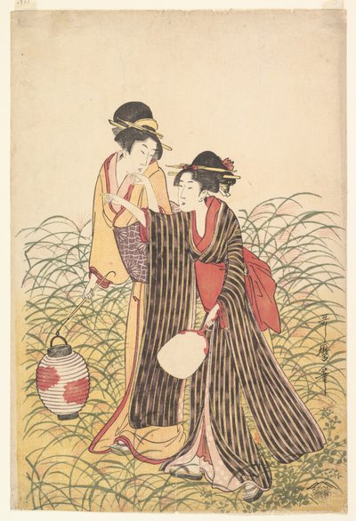 Elopers in Musashino by Kitagawa Utamaro