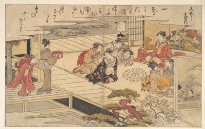 Girls Playing a Game with Shells by Kitagawa Utamaro