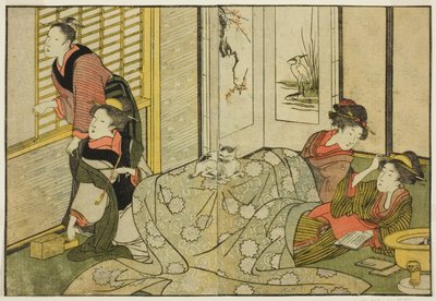 Interior Scene on a Snowy Day, from the illustrated book 