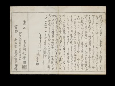 Shiohi no tsuto (Gifts from the Ebb Tide), known as the Shell Book, 1789 by Kitagawa Utamaro