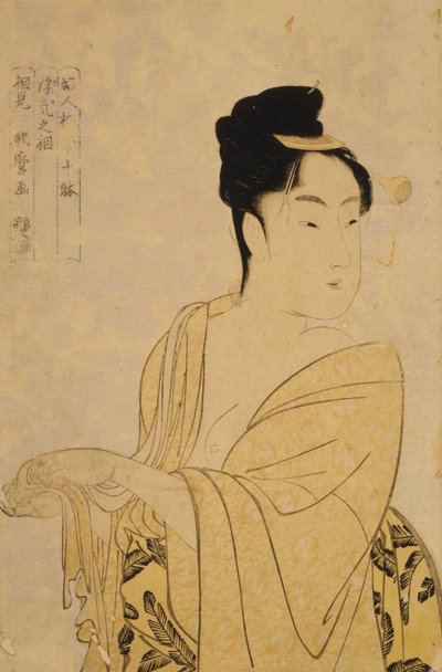The Fancy-Free Type, from the Series Ten Types in the Physiognomic Study of Women by Kitagawa Utamaro