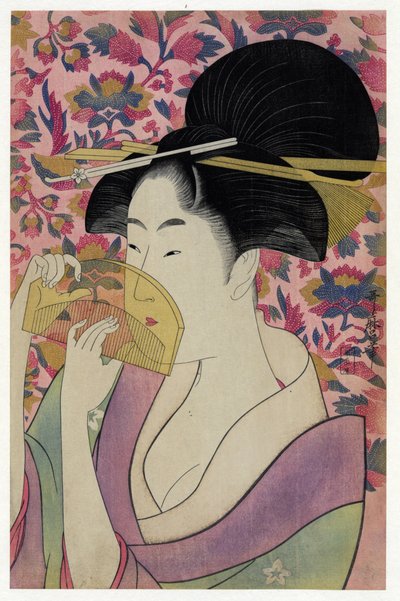 Transparent Comb by Kitagawa Utamaro