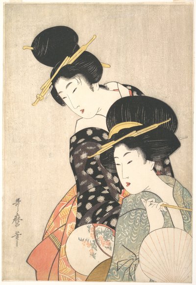 Two Women by Kitagawa Utamaro
