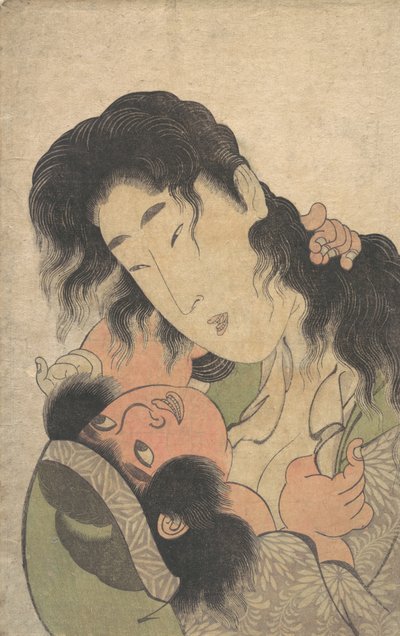 Yamauba Playing with the Young Kintoki by Kitagawa Utamaro