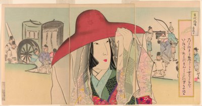 Sei Shonagon, from the Series Ancient Patterns (Kodai moyo) by Kiyochika Kobayashi