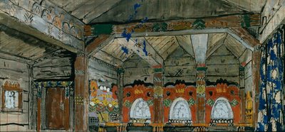 Stage Design for the Opera Prince Igor by A. Borodin by Konstantin Alekseevich Korovin