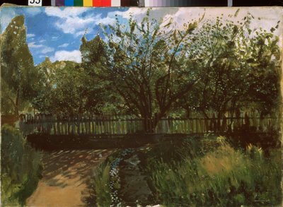 A Small Garden by Konstantin Andreevic Somov