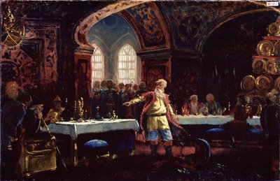 Count Mikhail Repnin at Ivan the Terrible