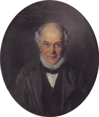 Portrait of the Painter Yegor Ivanovich Makovsky by Konstantin Egorovich Makovsky