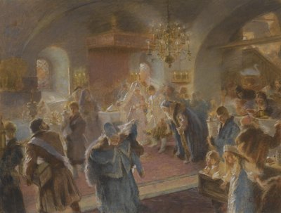 Sprinkling the Hops Study by Konstantin Egorovich Makovsky