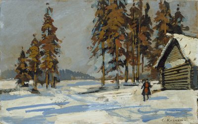 Winter Landscape by Konstantin Korovin