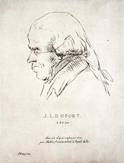 Jean-Louis Duport at 80 years by Korblin (after)