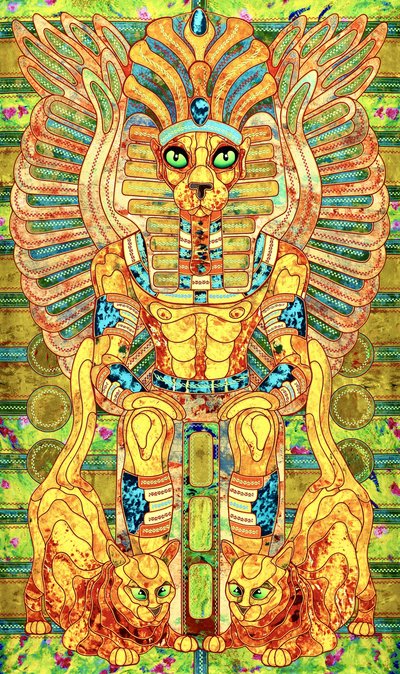 Vibrant Egyptian Deity by Kostyantin Malginov