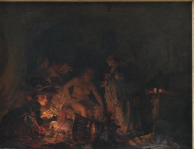 Leonora Christina Being Examined in Prison by Kristian Zahrtmann