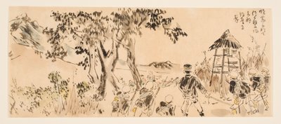 The Satō Detachment Attacking Defeated Chinese Soldiers at Sun