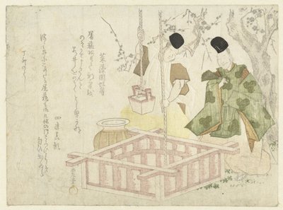 Drawing Water from the Well by Kubota Shunman